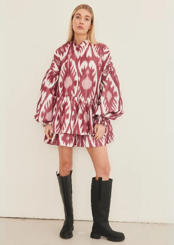 Cotton mini dresses for a comfortable everyday option Ada | Ikat