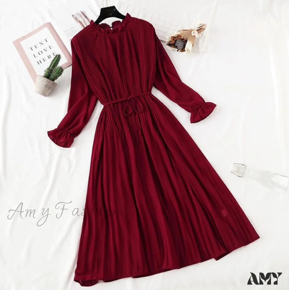 Solid Red wine