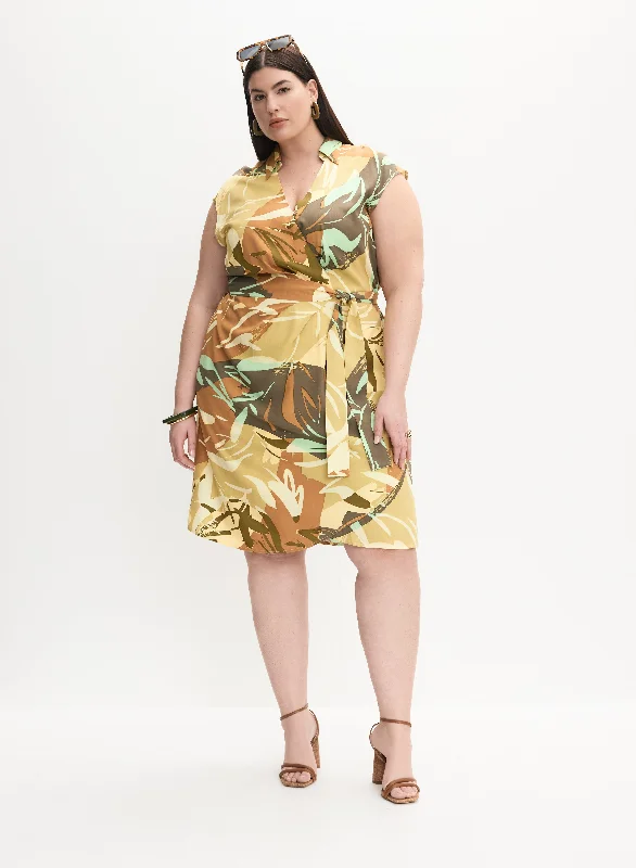 Mini dresses with abstract prints for an artistic look Melanie Lyne - Leaf Print Dress Mini dresses with abstract prints for an artistic look Melanie Lyne - Leaf Print Dress