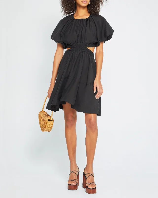 Midi dresses with cold - shoulder cutouts for a trendy style Mayra Dress