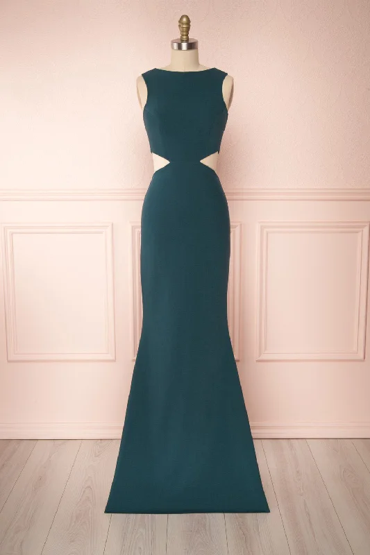 Mini dresses with mesh panels for a sexy and trendy look Vallata Emerald | Mermaid Gown Mini dresses with mesh panels for a sexy and trendy look Vallata Emerald | Mermaid Gown