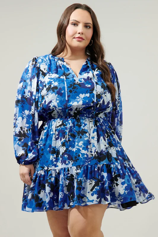 Mini dresses with tassel accents for a fun touch Moonflower Paxton Balloon Sleeve Mini Dress Curve Mini dresses with tassel accents for a fun touch Moonflower Paxton Balloon Sleeve Mini Dress Curve