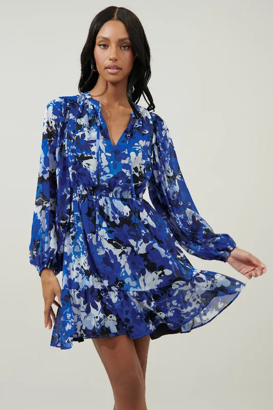 Floral print mini dresses for summer parties Moonflower Paxton Balloon Sleeve Mini Dress Floral print mini dresses for summer parties Moonflower Paxton Balloon Sleeve Mini Dress
