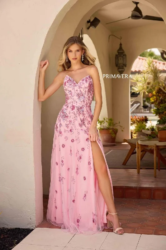 Mini dresses with tassel accents for a fun touch Primavera Couture Long Dress 4361
