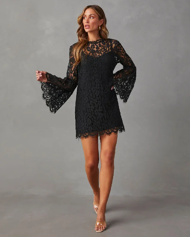 Mini dresses with patchwork designs for a unique style Shes All That Lace Long Sleeve Mini Dress Mini dresses with patchwork designs for a unique style Shes All That Lace Long Sleeve Mini Dress