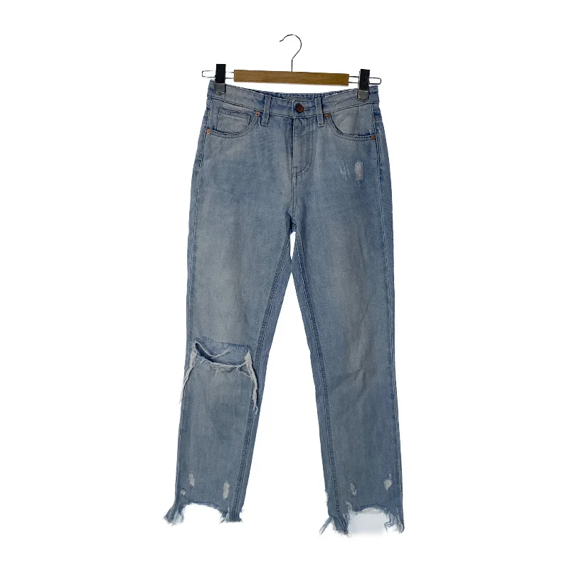 Bootcut Style Women's Stretch Denim Jeans in Dark WashPT05/Bottoms/Blue/Cotton/