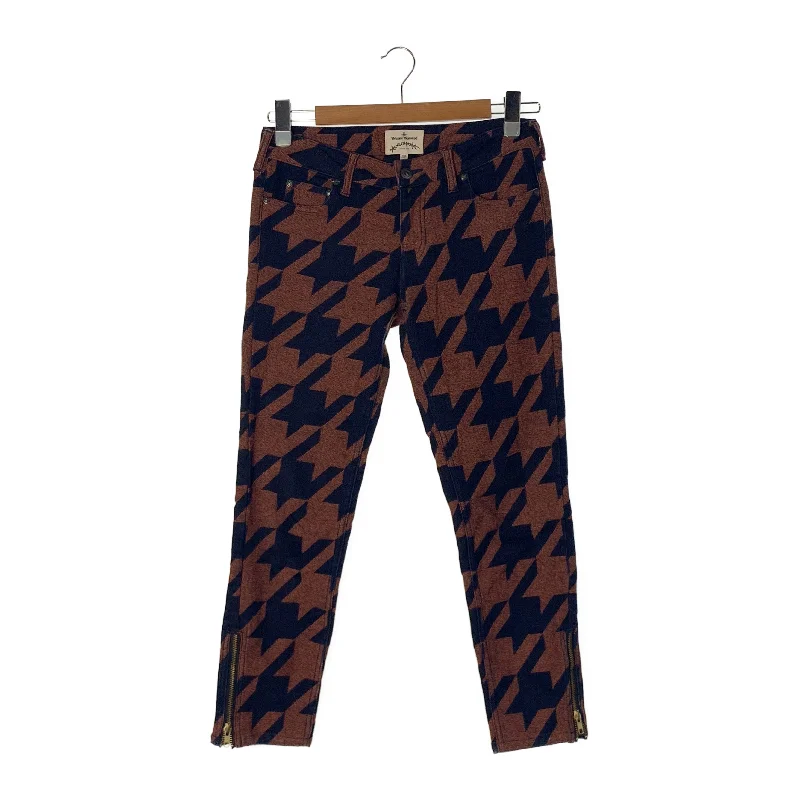 Plus Size Women's Pleated Front Dress Pants for Office WearANGLOMANIA/Bottoms/38/Multicolor/Cotton/Houndstooth Check/ Plus Size Women's Pleated Front Dress Pants for Office WearANGLOMANIA/Bottoms/38/Multicolor/Cotton/Houndstooth Check/