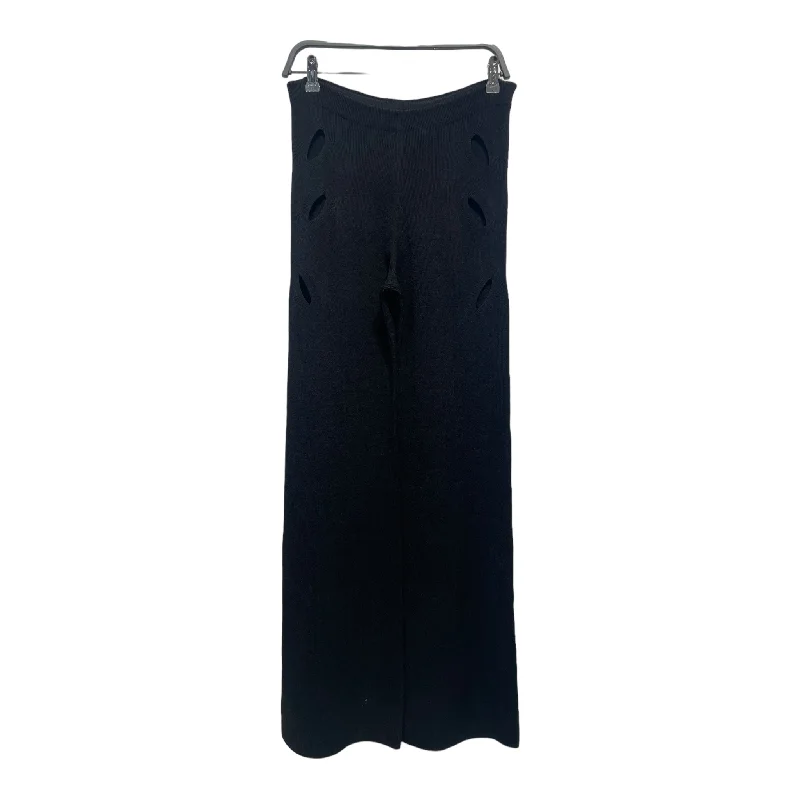 Bell - Bottom Style Women's Denim Pants with Embroidered DetailsDION LEE/Wide Leg Pants/8/Polyester/BLK/HOSIERY SPLIT PANT Bell - Bottom Style Women's Denim Pants with Embroidered DetailsDION LEE/Wide Leg Pants/8/Polyester/BLK/HOSIERY SPLIT PANT