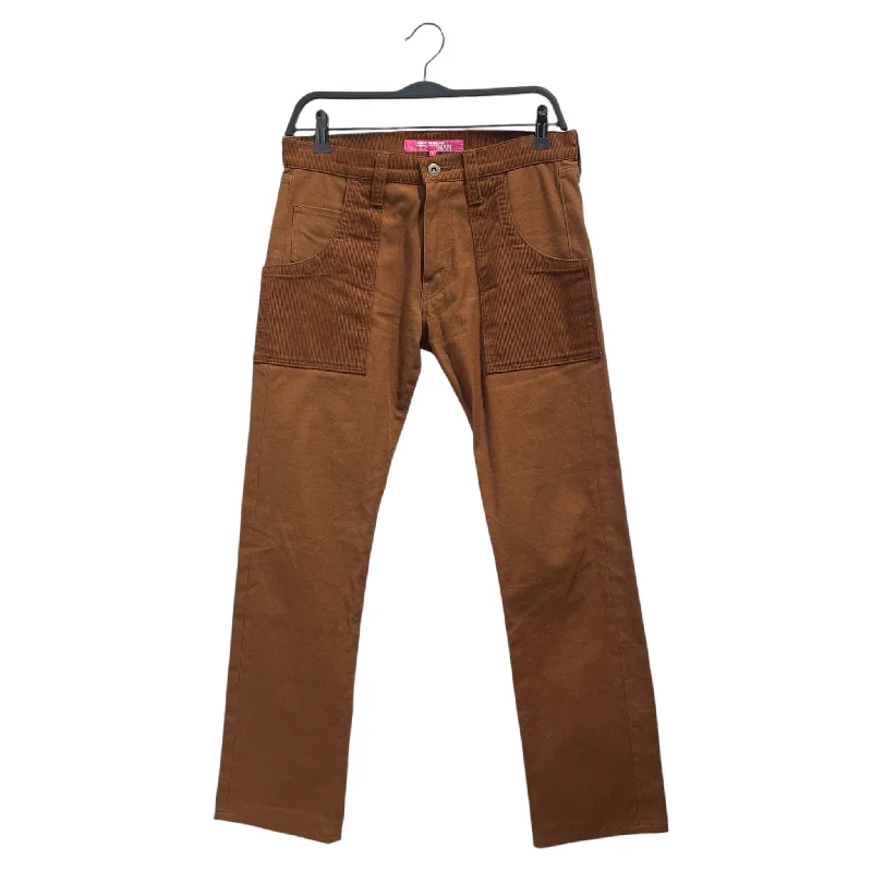 Tapered Leg Women's Wool Blend Trousers for WinterJUNYA WATANABE COMME des GARCONS MAN PINK/Straight Pants/S/Cotton/BRW/ Tapered Leg Women's Wool Blend Trousers for WinterJUNYA WATANABE COMME des GARCONS MAN PINK/Straight Pants/S/Cotton/BRW/