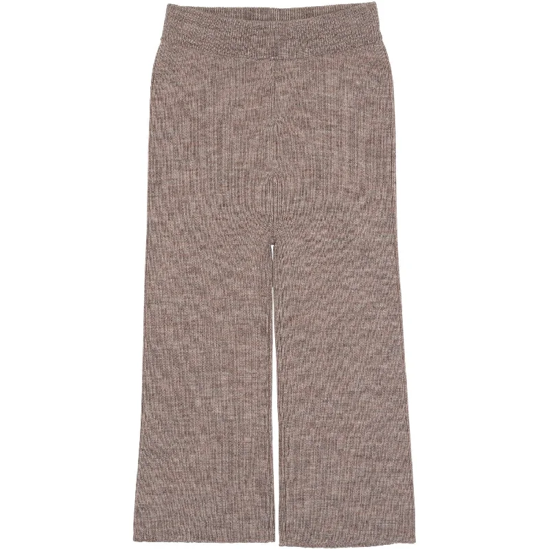 Plus Size Women's Cargo Pants with Multiple Pockets for HikingCOPENHAGEN COLORS Natural Melange Merino Wide Rib Pants Plus Size Women's Cargo Pants with Multiple Pockets for HikingCOPENHAGEN COLORS Natural Melange Merino Wide Rib Pants