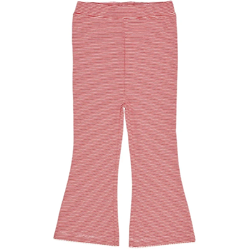 Palazzo Style Women's Printed Trousers in Bohemian PatternsCopenhagen Colors Red/Cream Stripe Striped Flare Pants Palazzo Style Women's Printed Trousers in Bohemian PatternsCopenhagen Colors Red/Cream Stripe Striped Flare Pants