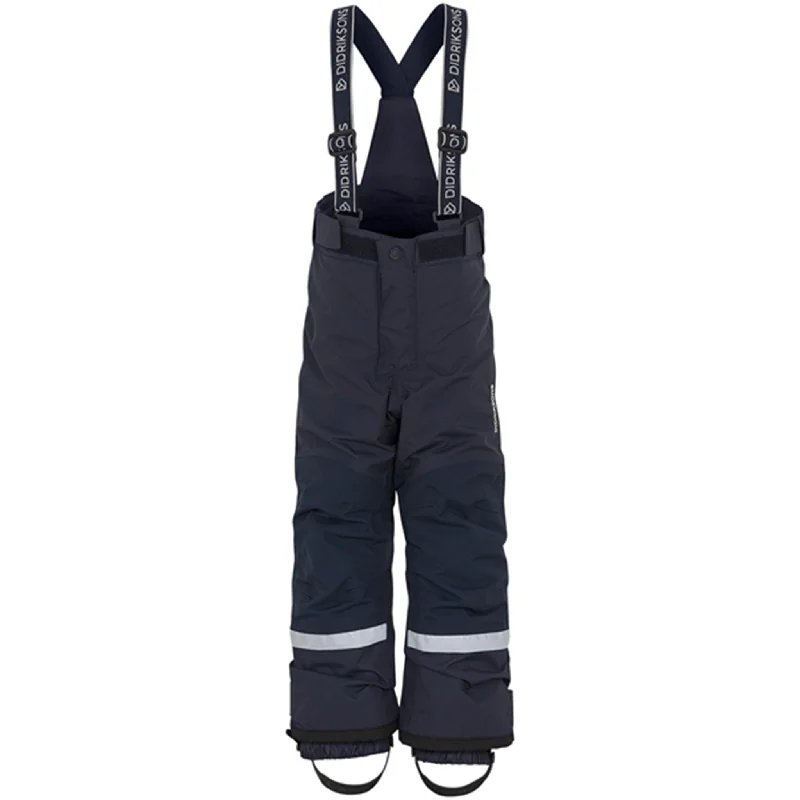 Skinny Fit Women's Leather Look Leggings for a Rocker VibeDidriksons Idre Navy Ski Pants