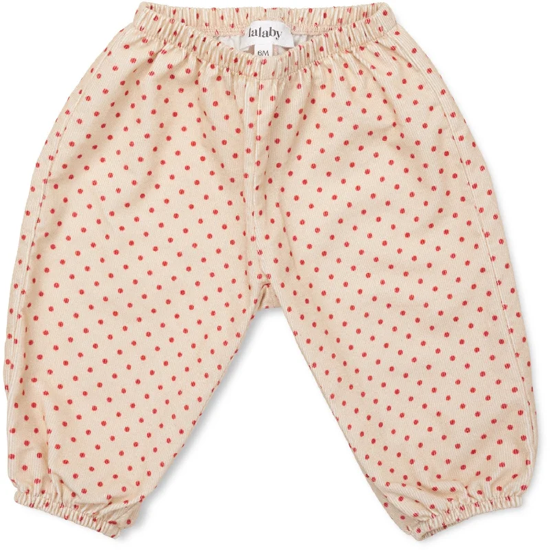 Plus Size Women's Drawstring - Waist Loungewear Pants in Soft FabricsLalaby Red Dot Pixi Pants Plus Size Women's Drawstring - Waist Loungewear Pants in Soft FabricsLalaby Red Dot Pixi Pants
