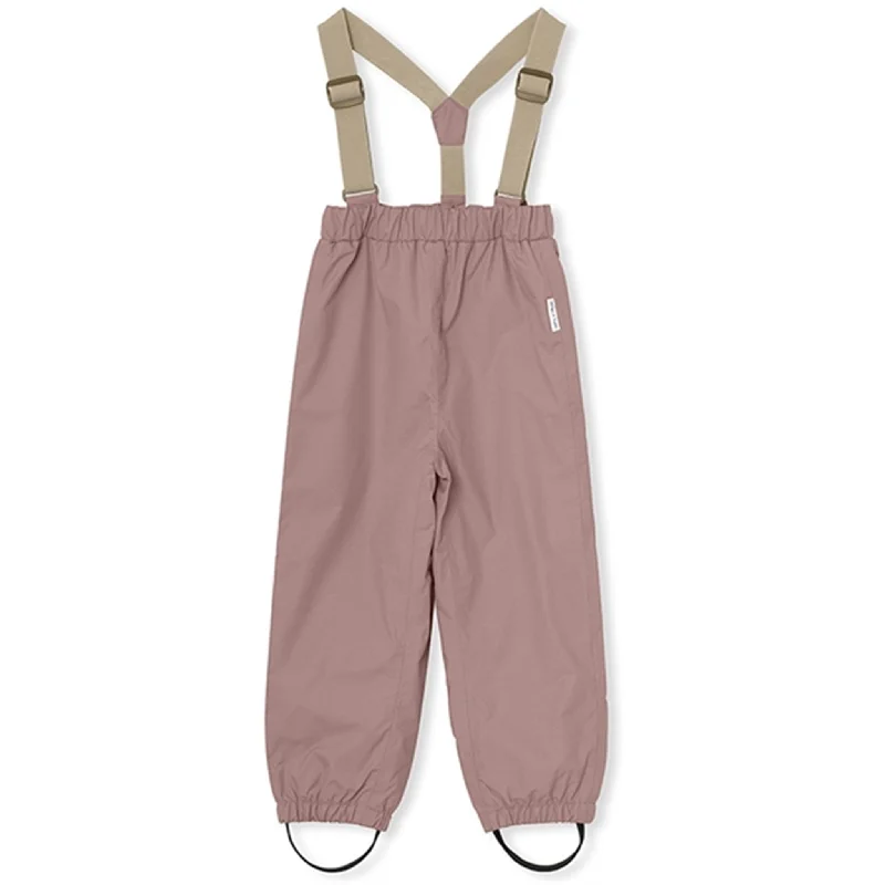 Tapered Leg Women's Wool Blend Trousers for WinterMINI A TURE Wilans Suspender Pants Pale Woodrose Tapered Leg Women's Wool Blend Trousers for WinterMINI A TURE Wilans Suspender Pants Pale Woodrose