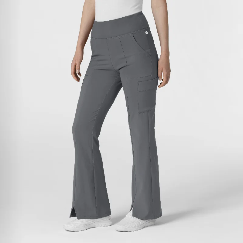 Bootcut Style Women's Stretch Denim Jeans in Dark WashRENEW Women's Cargo Flare Scrub Pant - Pewter Bootcut Style Women's Stretch Denim Jeans in Dark WashRENEW Women's Cargo Flare Scrub Pant - Pewter