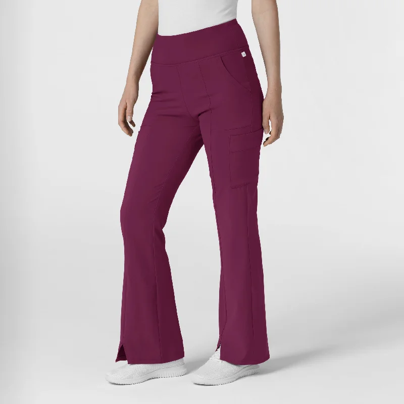 Ankle - Length Women's Printed Joggers for TravelingRENEW Women's Cargo Flare Scrub Pant - Wine Ankle - Length Women's Printed Joggers for TravelingRENEW Women's Cargo Flare Scrub Pant - Wine
