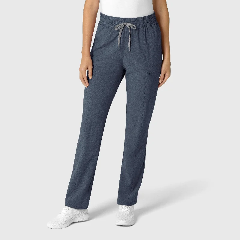 Bootcut Style Women's Stretch Denim Jeans in Dark WashRENEW Women's High Waist Slim Leg Scrub Pant - Navy Heather Bootcut Style Women's Stretch Denim Jeans in Dark WashRENEW Women's High Waist Slim Leg Scrub Pant - Navy Heather