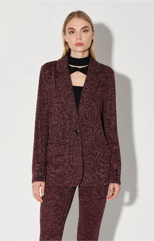 Plus Size Women's Sequin - Embellished Blazers in Silver for a Glamorous PartyElizabeth Blazer