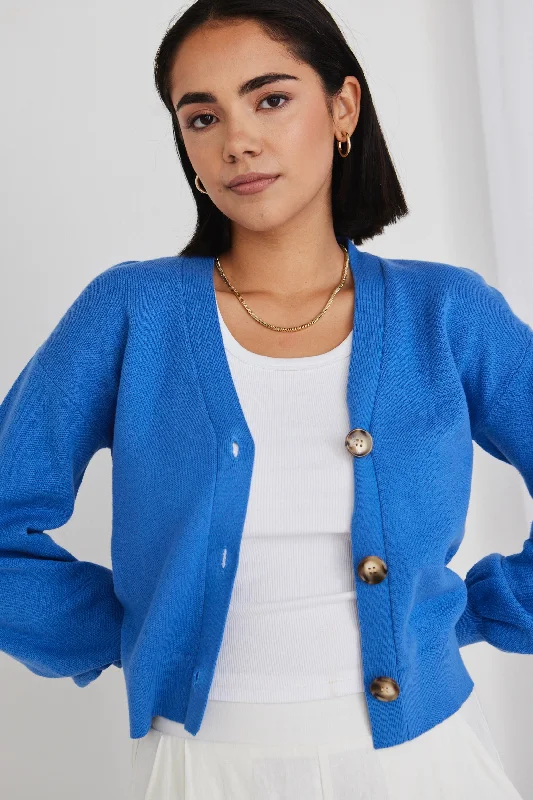 plus size women cardigan for comfortable layeringAgatha French Blue Fine Knit Cardigan plus size women cardigan for comfortable layeringAgatha French Blue Fine Knit Cardigan