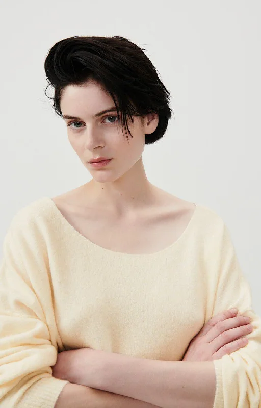 machine washable women cardigan for easy carePullover Dam225 Pannacotta-C