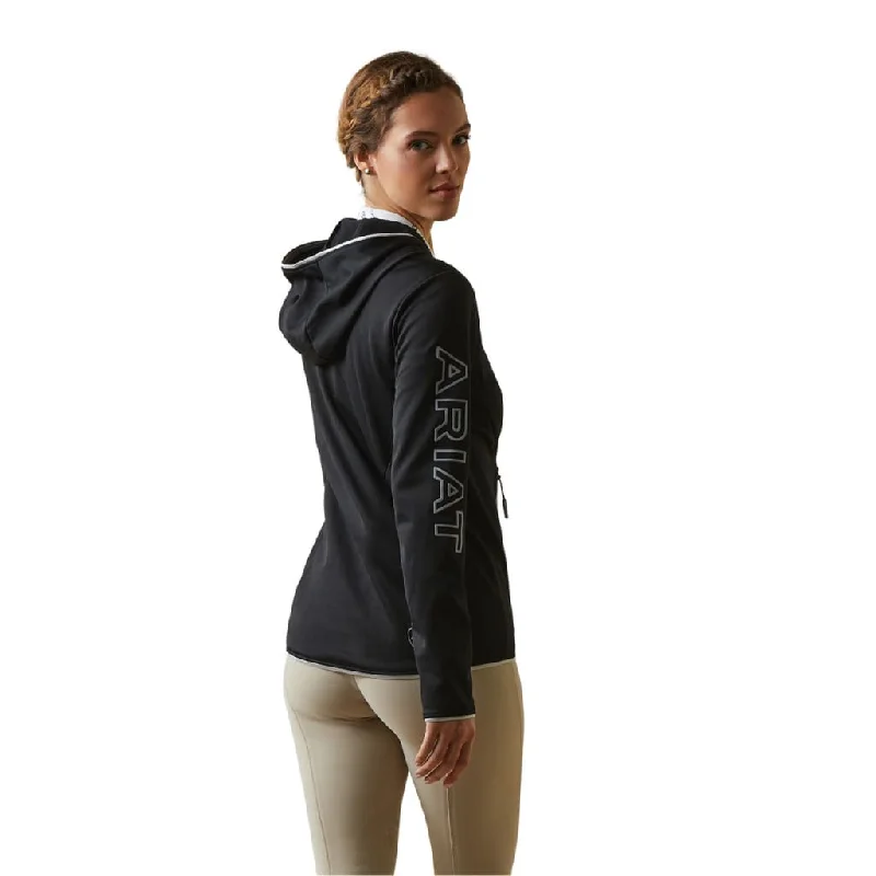 Checkered women's wool coats in a classic pattern for a timeless styleAriat Ladies Byron Full Zip Sweatshirt Black Checkered women's wool coats in a classic pattern for a timeless styleAriat Ladies Byron Full Zip Sweatshirt Black