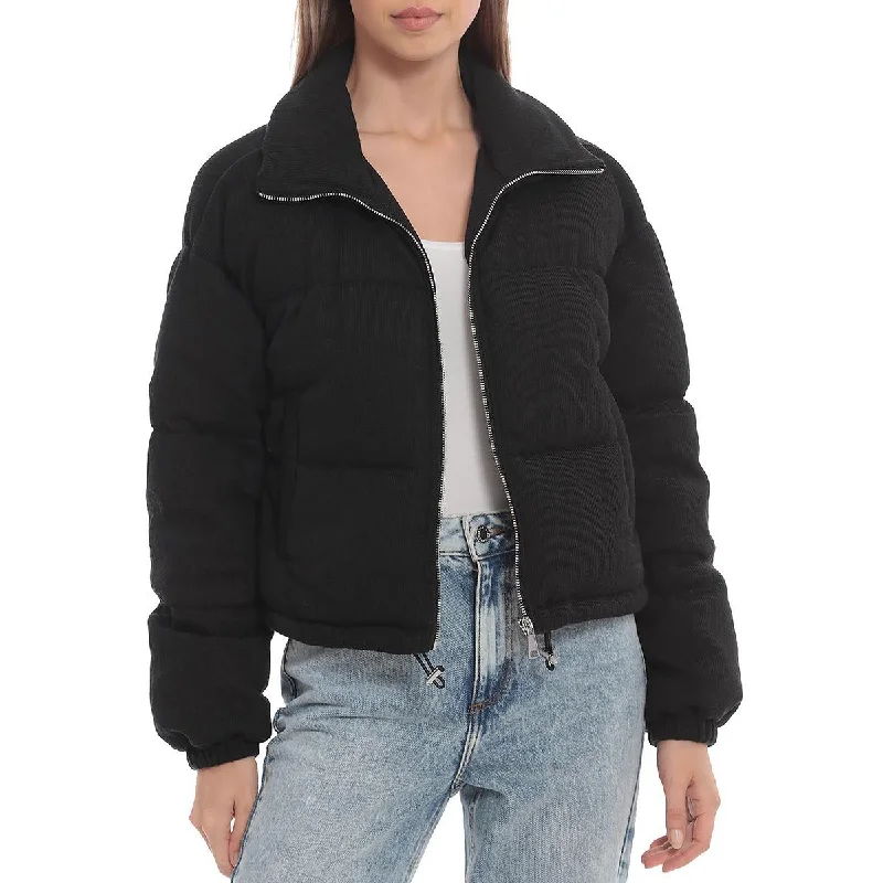 Shearling - lined women's leather coats for ultimate warmth and luxuryBAGATELLE.NYC Womens Cropped Cold Weather Puffer Jacket Shearling - lined women's leather coats for ultimate warmth and luxuryBAGATELLE.NYC Womens Cropped Cold Weather Puffer Jacket
