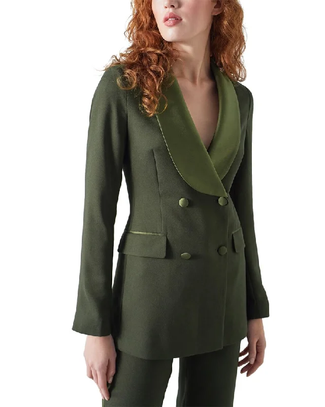Women's knee - length wool blend coats with a fur collar for added warmthLk Bennett Jagger Jacket Women's knee - length wool blend coats with a fur collar for added warmthLk Bennett Jagger Jacket