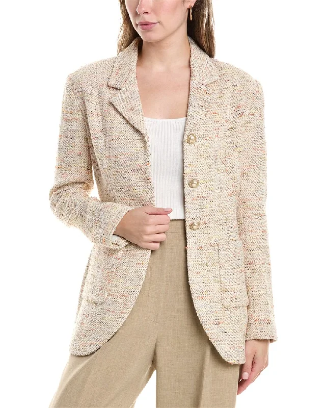 Belted women's cashmere coats in soft pastels for a luxurious feelSt. John Boucle Jacket Belted women's cashmere coats in soft pastels for a luxurious feelSt. John Boucle Jacket