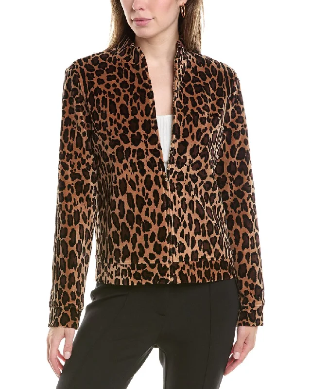 Mid - length women's down coats in a slim fit for a modern and sleek appearanceSt. John Velour Jacket Mid - length women's down coats in a slim fit for a modern and sleek appearanceSt. John Velour Jacket