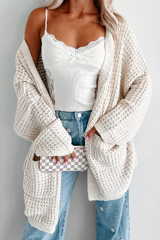 floral print women cardigan for a feminine touchBlessing In Disguise Oversized Cardigan (Beige) floral print women cardigan for a feminine touchBlessing In Disguise Oversized Cardigan (Beige)
