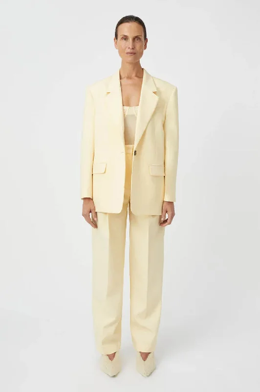 Women's Longline Linen Blazers in Pastel Colors for Summer EventsCamilla and Marc Alden Blazer - Peach Sorbet Women's Longline Linen Blazers in Pastel Colors for Summer EventsCamilla and Marc Alden Blazer - Peach Sorbet