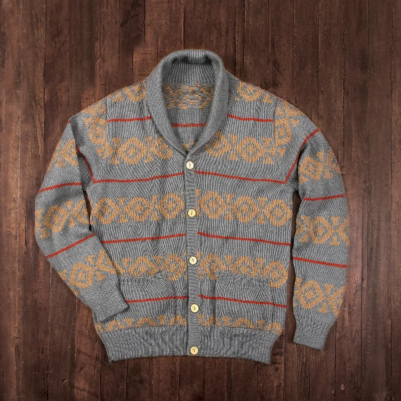 color block women cardigan with bold huesChakana Traveler Men's Alpaca Cardigan
