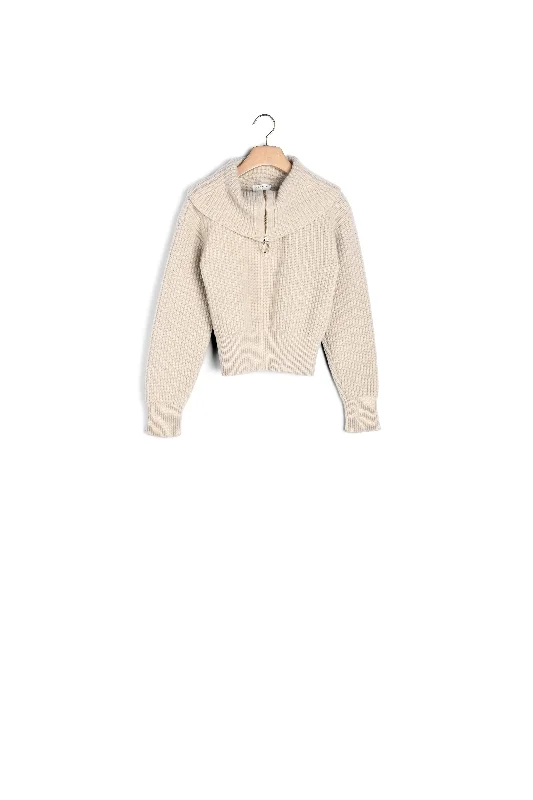 oversized women cardigan for a trendy and cozy lookPull camionneur à col oversize