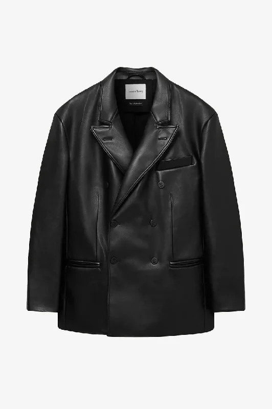 Women's Slim - Fit Blazers in Charcoal Gray for a Professional AppearanceHouse Of Sunny The 80's Blazer - Noir Women's Slim - Fit Blazers in Charcoal Gray for a Professional AppearanceHouse Of Sunny The 80's Blazer - Noir