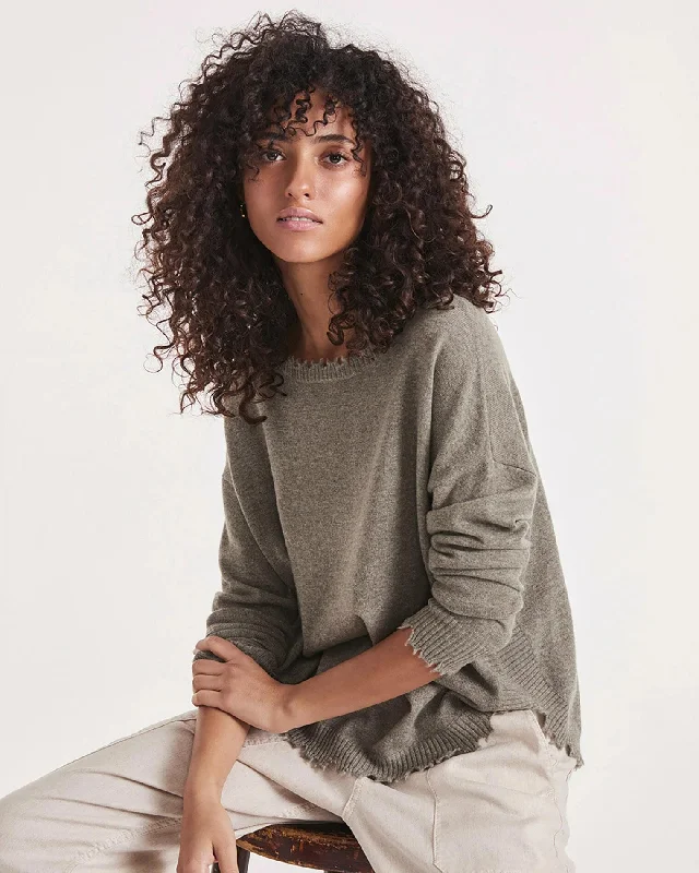 boyfriend style women cardigan for a relaxed fitPullover F2015 Mela Kaki-Chine