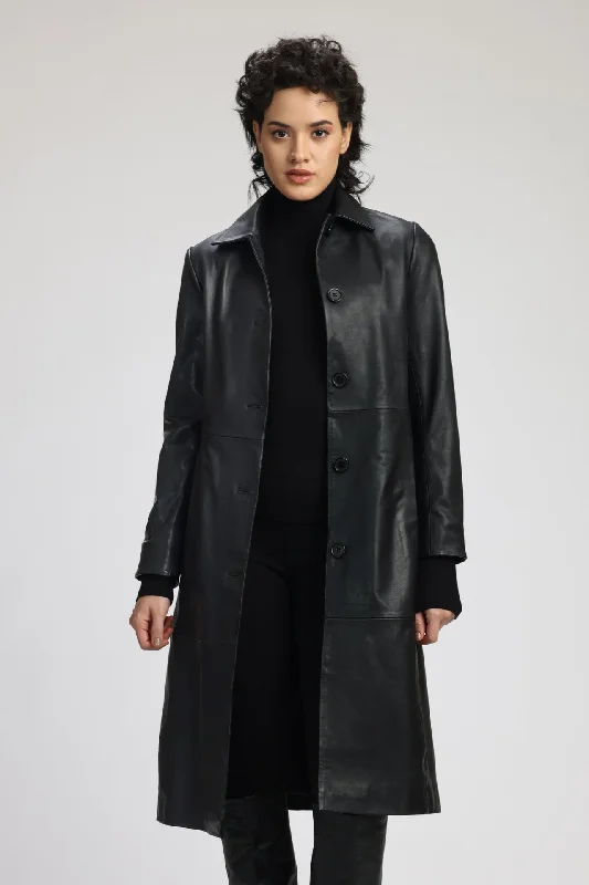 Embroidered women's cotton coats in a bohemian pattern for a unique designKEDDA