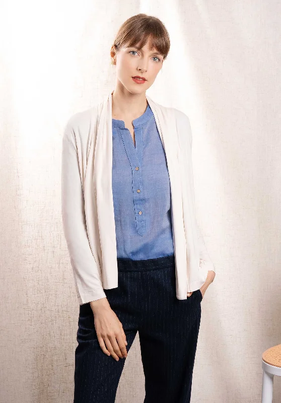 button down women cardigan with vintage buttonsCardigan 001-fgi161 Cream