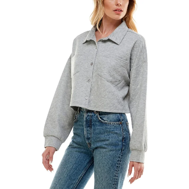 Embroidered women's cotton coats in a bohemian pattern for a unique designNo Comment Womens Juniors Quilted Short Shirt Jacket Embroidered women's cotton coats in a bohemian pattern for a unique designNo Comment Womens Juniors Quilted Short Shirt Jacket