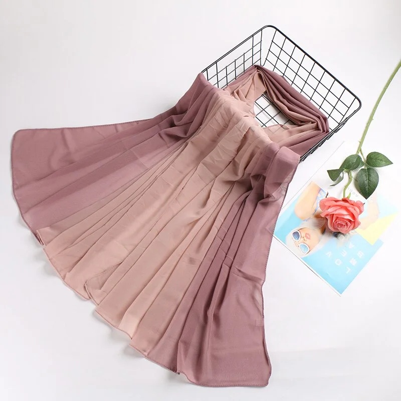 maternity women cardigan for expecting momsnude pink ombre chiffon scarf
