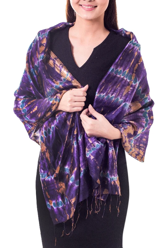 maternity women cardigan for expecting momsOrchid Mystique Fair Trade Tie-Dye Silk Shawl maternity women cardigan for expecting momsOrchid Mystique Fair Trade Tie-Dye Silk Shawl