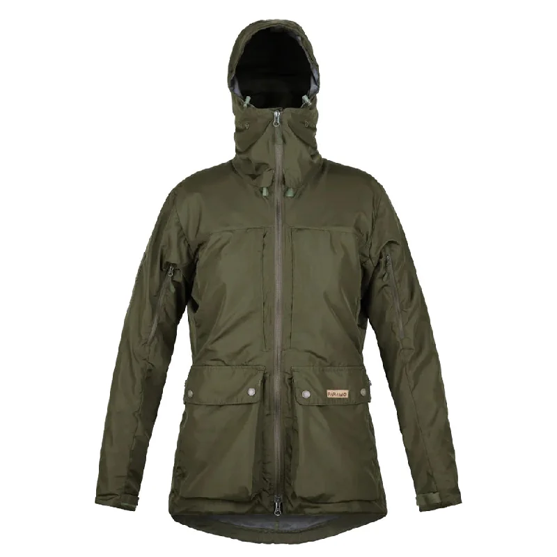 Long women's mac coats in a lightweight fabric for spring showersParamo Womens Halkon Jacket Moss Long women's mac coats in a lightweight fabric for spring showersParamo Womens Halkon Jacket Moss