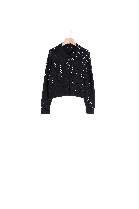color block women cardigan with bold huesPull Noir