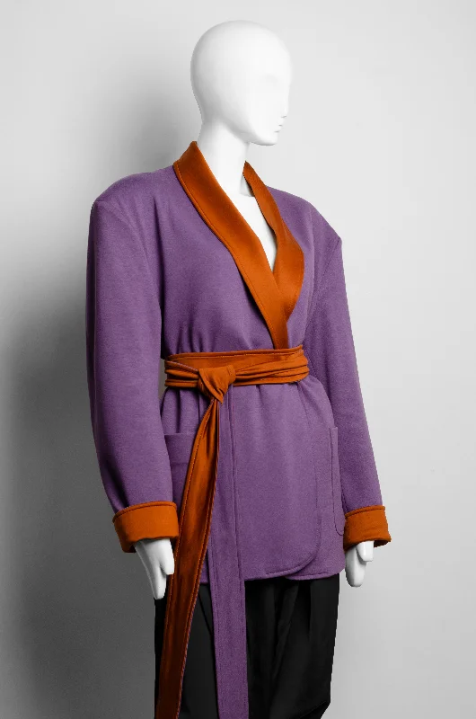 Women's Slim - Fit Blazers in Charcoal Gray for a Professional AppearanceRustic Copper-Purple Reversible Suit Jacket Women's Slim - Fit Blazers in Charcoal Gray for a Professional AppearanceRustic Copper-Purple Reversible Suit Jacket