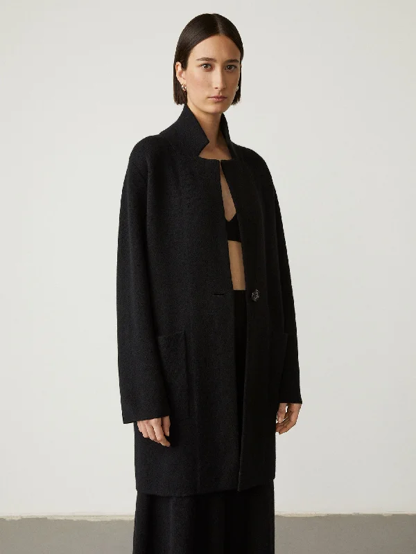 Women's pea coats with brass buttons for a nautical - inspired styleThe Anni Coat
