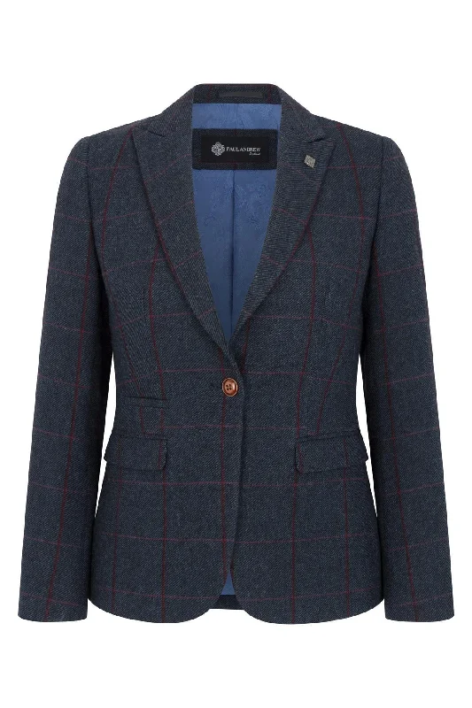 Plus Size Women's Double - Breasted Wool Blazers for Winter Office WearWomen's Blazer Tweed Herringbone Checkered Tailored Fit Jacket Plus Size Women's Double - Breasted Wool Blazers for Winter Office WearWomen's Blazer Tweed Herringbone Checkered Tailored Fit Jacket