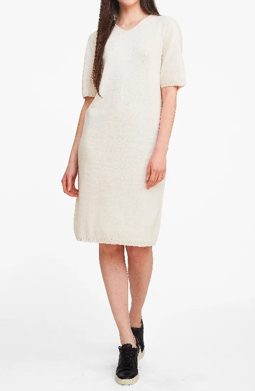 Mini - Length Women's Chunky Knit Sweater Dresses in Bold HuesSimply Classy Sweater Dress - Ivory Mini - Length Women's Chunky Knit Sweater Dresses in Bold HuesSimply Classy Sweater Dress - Ivory