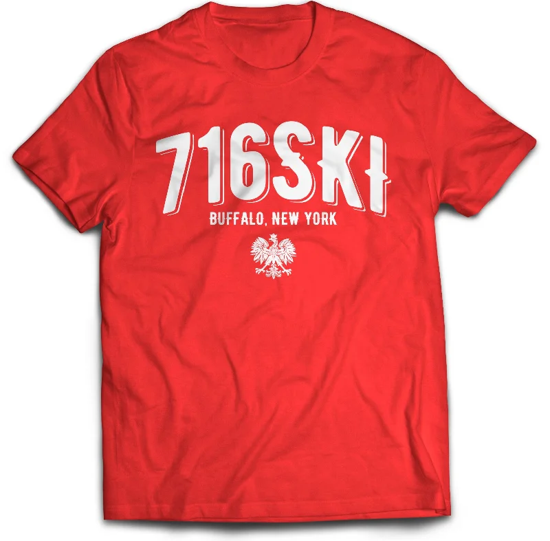 Sequined Women T Shirt for a Sparkly Night Out716SKI red - Polish - Adult T-Shirt
