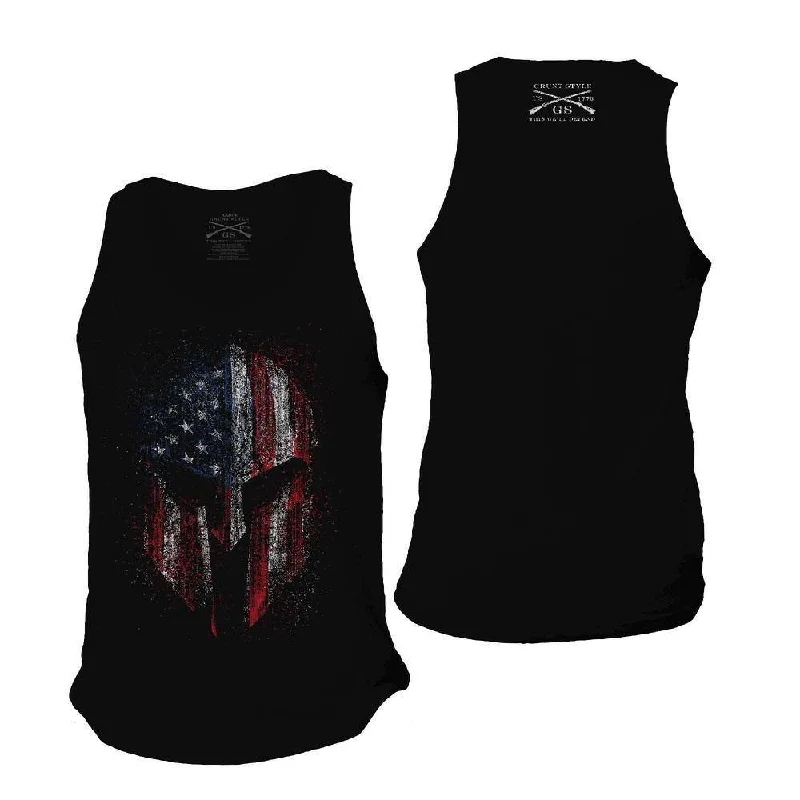 Plus Size Women T Shirt for a Comfortable and Flattering FitMen's American Spartan Tank - Black Plus Size Women T Shirt for a Comfortable and Flattering FitMen's American Spartan Tank - Black