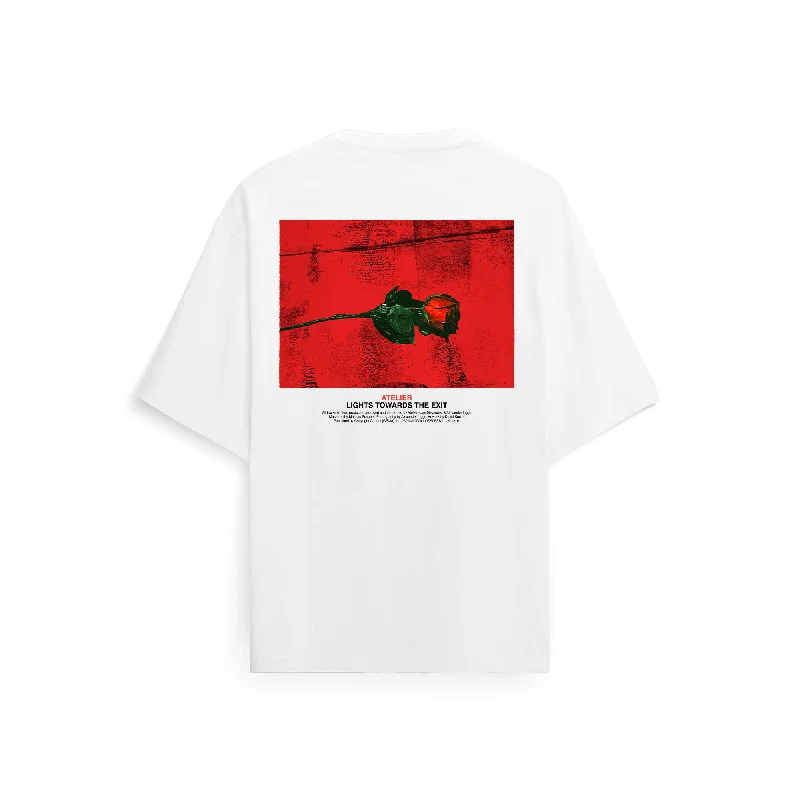 Graphic Print Women T Shirt for a Trendy StatementATELIER - T-SHIRT WHITE