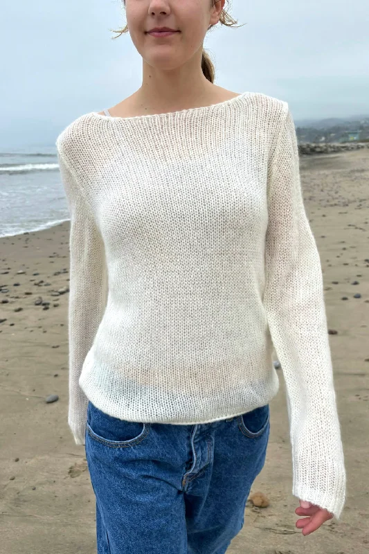 Women's Long Sleeve Turtleneck Cashmere SweatersColette Boat Neck Sweater